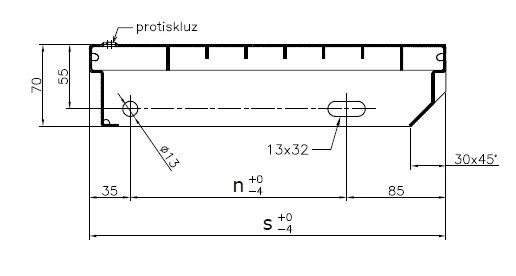 Treppenstufe PRACTIC