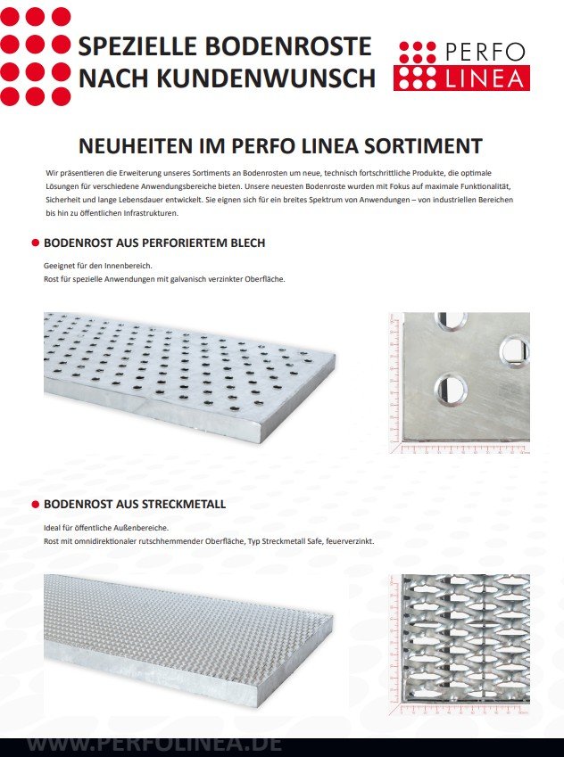 Sonderanfertigungen von Gitterrosten