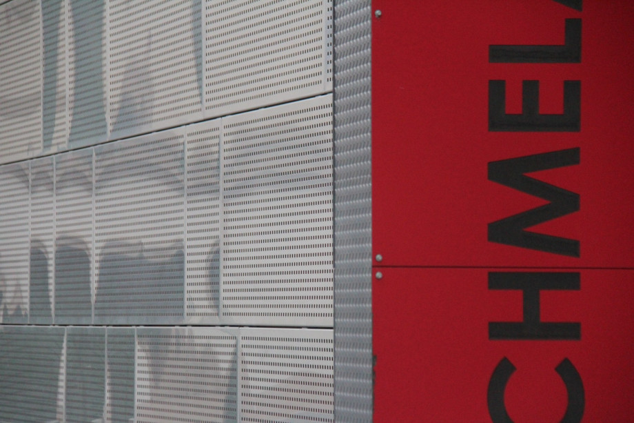 Detail Chrámu chmele a piva z děrovaného plechu - perfolinea.cz